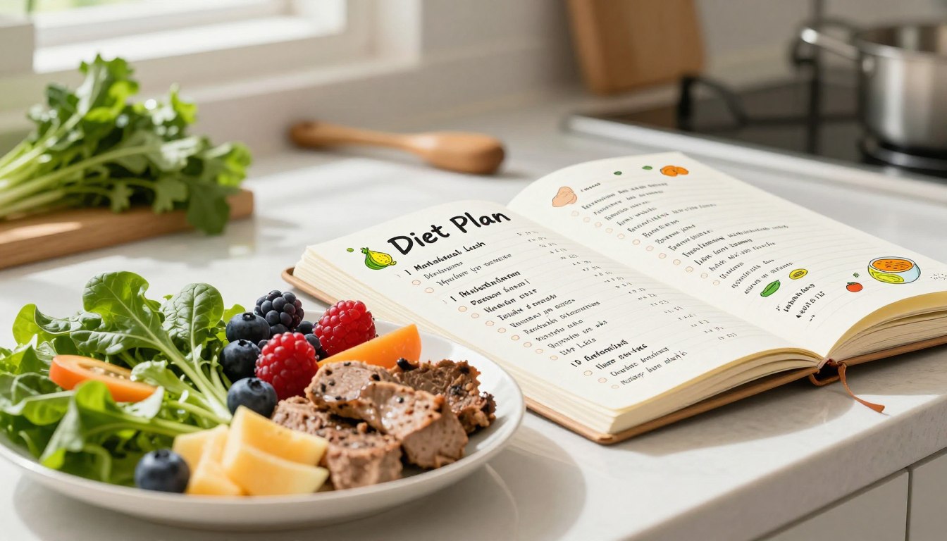 Diet plan for menopausal weight management